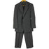 ランバンコレクション LANVIN COLLECTION ストライプ2Bテーラードジャケットパンツセットアップ メンズ