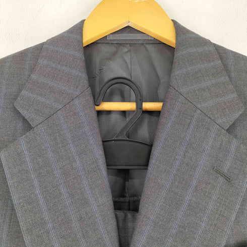 ランバンコレクション LANVIN COLLECTION ストライプ2Bテーラードジャケットパンツセットアップ メンズ