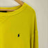 ポロバイラルフローレン Polo by RALPH LAUREN 90S ポニー刺繍 両面Vガゼット 鹿の子 L/S クルーネックTシャツ メンズ xxl