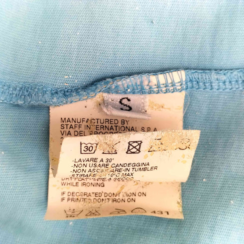 ディースクエアード DSQUARED2 BEACH VOLLEY プリントクルーネックTシャツ メンズ import:S