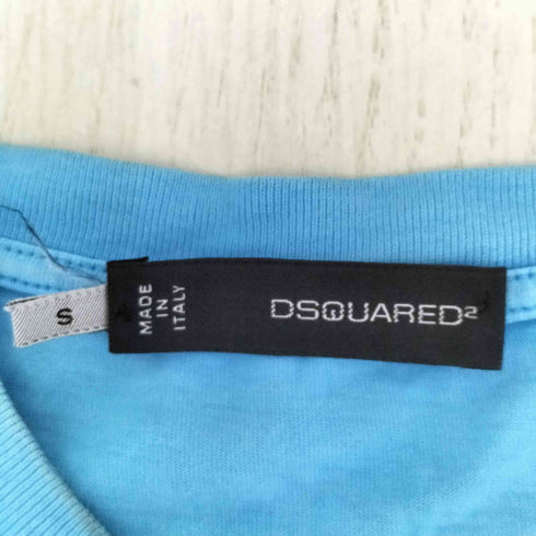 ディースクエアード DSQUARED2 BEACH VOLLEY プリントクルーネックTシャツ メンズ import:S