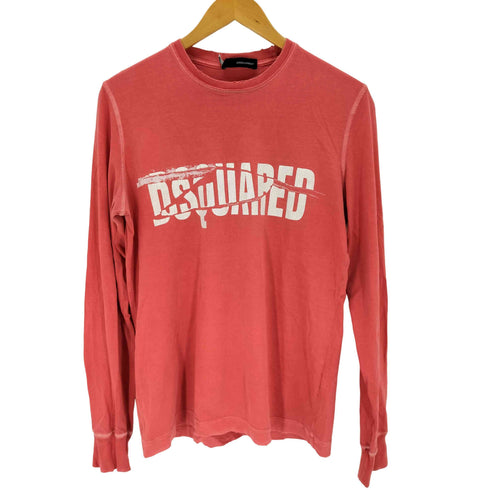 ディースクエアード DSQUARED2 ダメージ加工 ロングスリーブTシャツ メンズ import:S