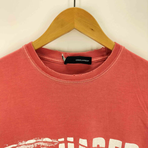 ディースクエアード DSQUARED2 ダメージ加工 ロングスリーブTシャツ メンズ import:S