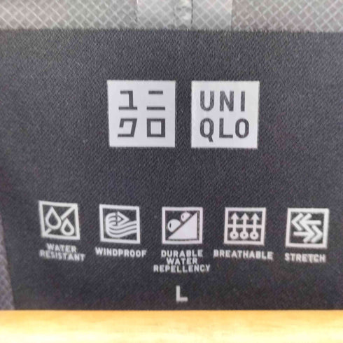 ユニクロ UNIQLO ブロックテックパーカ メンズ JPN:L