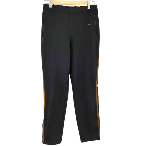 アディダス adidas デサント製 裾ジップ トラックパンツ メンズ 4号