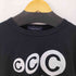 コムデギャルソン COMME des GARCONS 青山タグ ロゴプリント バインダーネック Tシャツ メンズ JPN:L