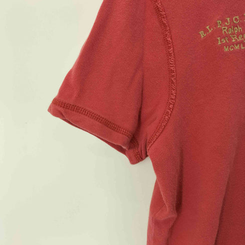 ポロジーンズカンパニーラルフローレン POLO JEANS COMPANY RALPH LAUREN 両面刺繍デザイン S/S ポロシャツ Y2K メンズ JPN:S