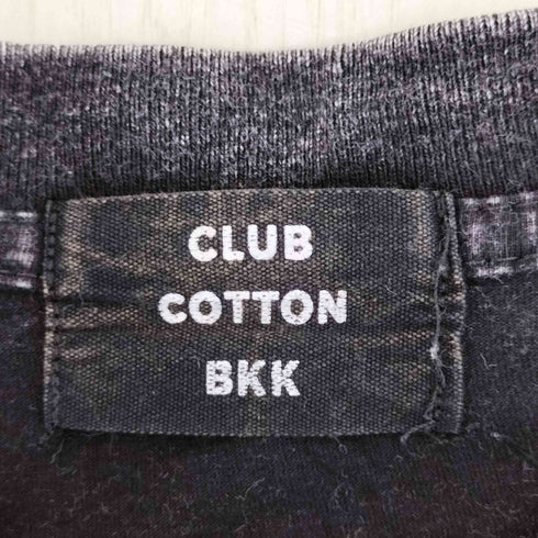 club cotton bkk プリントクルーネックTシャツ メンズ