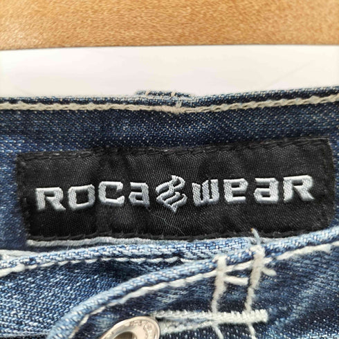 ロカウェア Rocawear 00s 極太 バギーデニムショーツ Y2K メンズ 32
