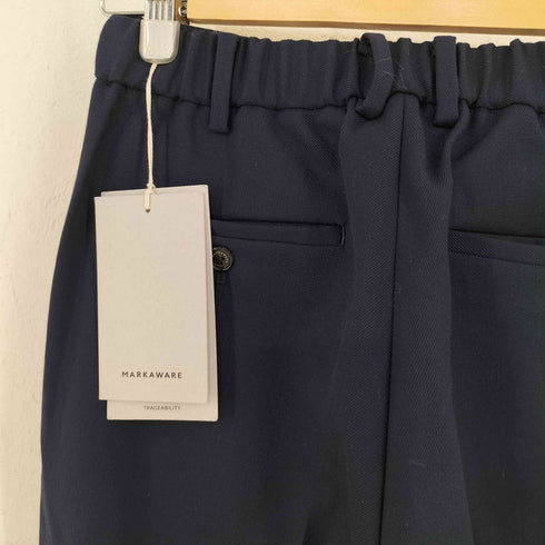 マーカウェア markaware 23AW DOUBLE PLEATED TROUSERS ORGANIC WOOL SURVIVAL CLOTH メンズ JPN:2