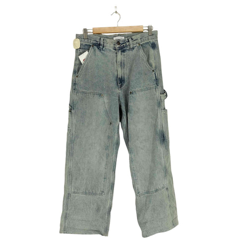フリークスストア FREAKS STORE ストレートシルエット ワイド ダブルニーデニム メンズ JPN:M