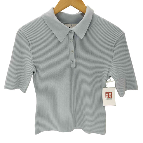 バナナリパブリック BANANA REPUBLIC 24AW S/S リブニット ポロ シャツ レディース JPN:S