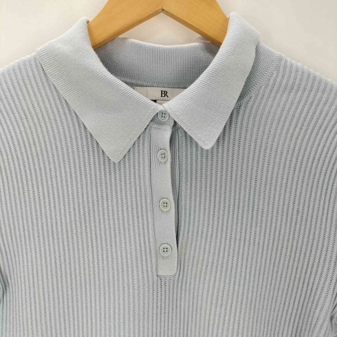 バナナリパブリック BANANA REPUBLIC 24AW S/S リブニット ポロ シャツ レディース JPN:S
