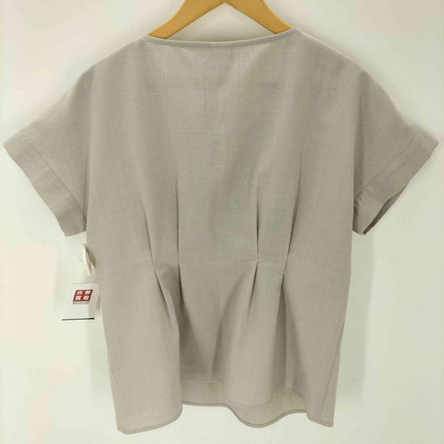 アーバンリサーチドアーズ URBAN RESEARCH DOORS 23SS 麻調合繊 ウエスト タック ブラウス レディース JPN:M