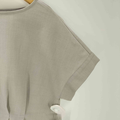アーバンリサーチドアーズ URBAN RESEARCH DOORS 23SS 麻調合繊 ウエスト タック ブラウス レディース JPN:M