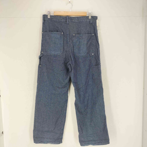 フリークスストア FREAKS STORE ヒッコリー柄ダメージデニムパンツ メンズ JPN:M
