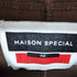 メゾンスペシャル MAISON SPECIAL ヘビーウエイトコットンプライムオーバーサイドジップシャツ メンズ JPN:2