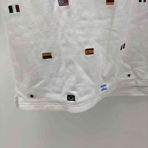 ビームス BEAMS フラッグ刺繍 ポロシャツ メンズ JPN:M