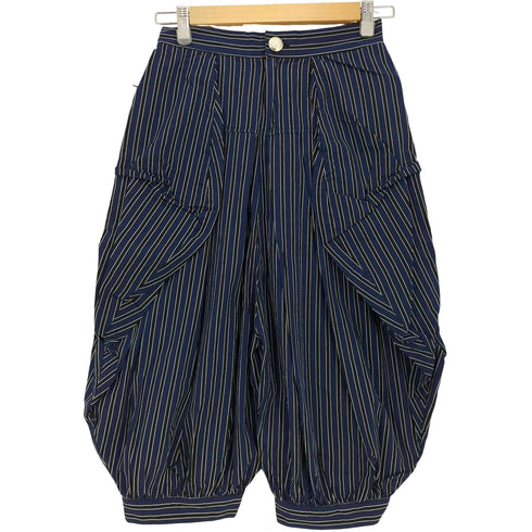 DEORART ストライプ変形サルエルパンツ バルーンパンツ メンズ M