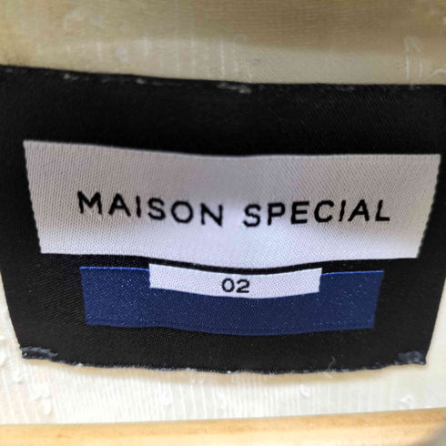 メゾンスペシャル MAISON SPECIAL キュプラジャガードプライムオーバーシャツ メンズ JPN:2