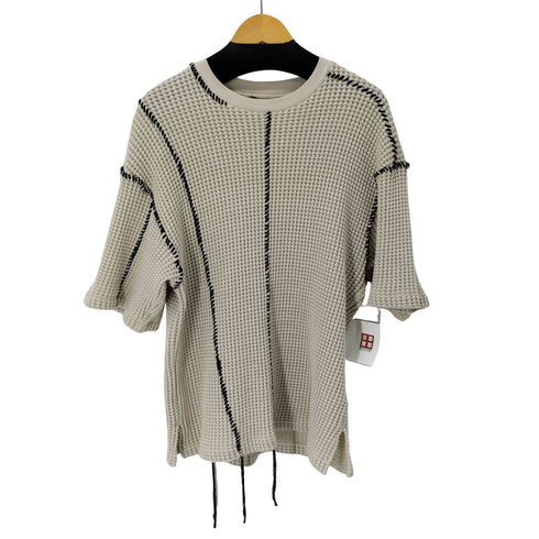 メゾンスペシャル MAISON SPECIAL ワッフルクレイジーステッチプライムオーバーTシャツ メンズ JPN:2