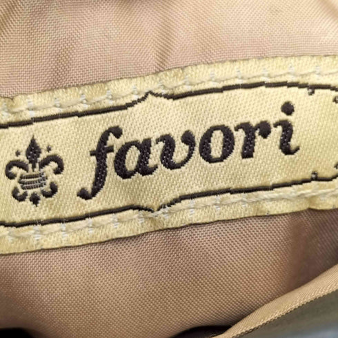 favori 裏地チェック 2way ショルダー バックパック レディース