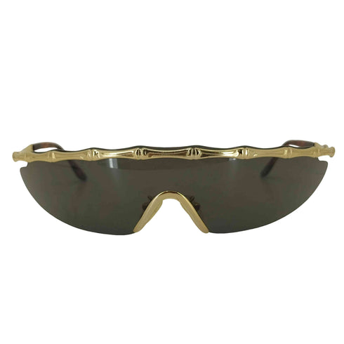 キャサリンハムネットロンドン KATHARINE HAMNETT LONDON 90S chunky curved mask sunglasses メンズ