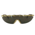 キャサリンハムネットロンドン KATHARINE HAMNETT LONDON 90S chunky curved mask sunglasses メンズ