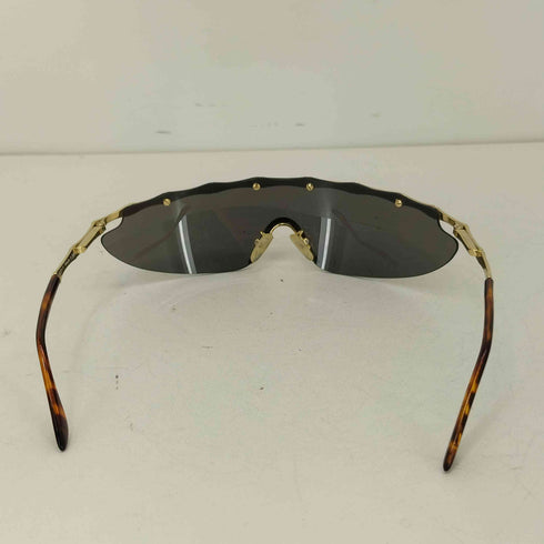 キャサリンハムネットロンドン KATHARINE HAMNETT LONDON 90S chunky curved mask sunglasses メンズ