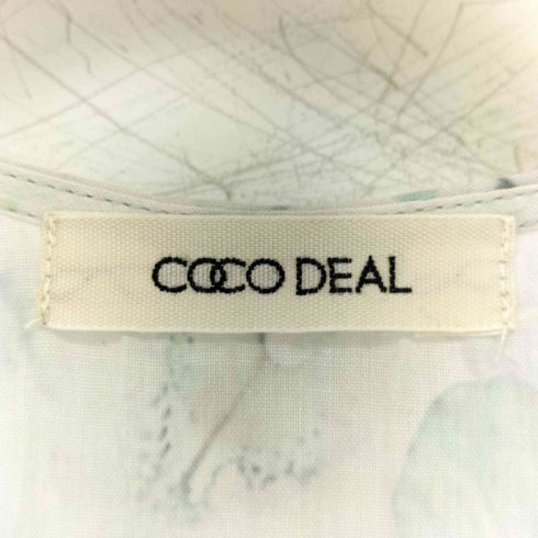 ココディール COCO DEAL フラワープリント ワッシャー プリーツ ワンピース レディース JPN:1