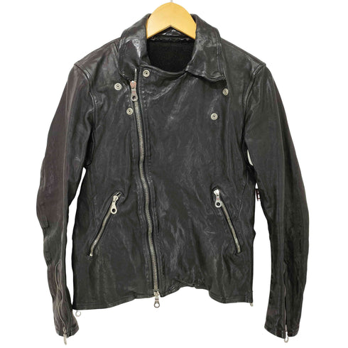イサムカタヤマ バックラッシュ ISAMU KATAYAMA BACKLASH ITALY SHOULDER GARMENT DYED DOUBLE RIDERS メンズ JPN:S
