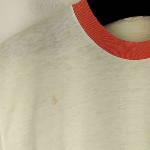 スプルース SPRUCE 70S 胸元プリント S/S リンガーTシャツ メンズ