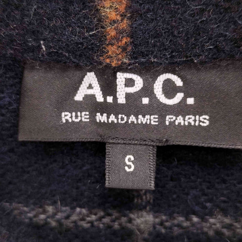 アーペーセー A.P.C. 90-00s L/S ウール チェックシャツ メンズ import:S