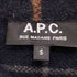 アーペーセー A.P.C. 90-00s L/S ウール チェックシャツ メンズ import:S