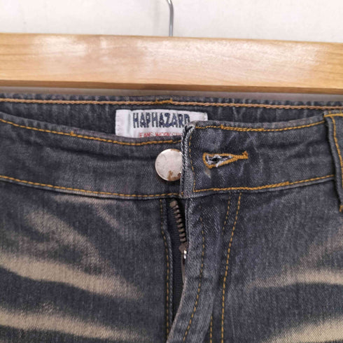 HAPHAZARD Y2K スタッズフレアデニムパンツ レディース 27