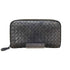 ボッテガヴェネタ BOTTEGA VENETA イタリア製 イントレチャート ラムレザー ラウンドジップ ロング ウォレット 長財布 メンズ