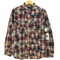 ステューシー Stussy OLD 00s パッチワーク チェックネルシャツ メンズ S
