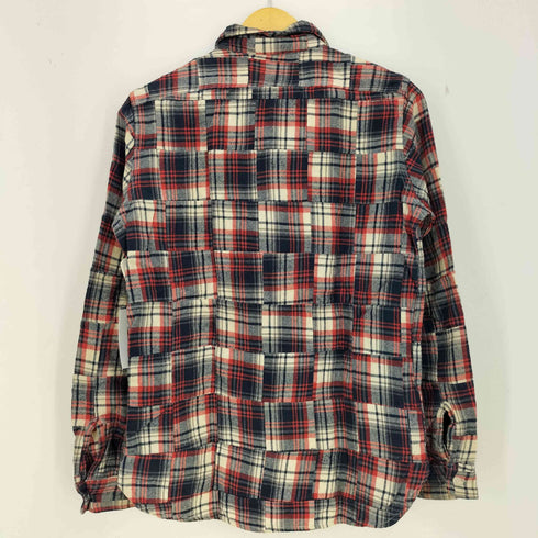 ステューシー Stussy OLD 00s パッチワーク チェックネルシャツ メンズ S