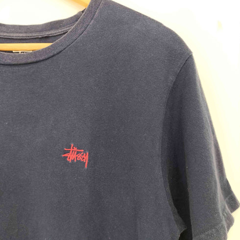 ステューシー Stussy ロゴ刺繍 クルーネック半袖カットソー メンズ M