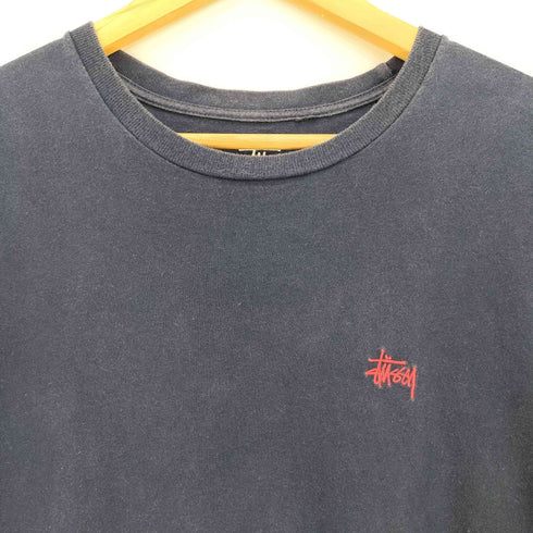 ステューシー Stussy ロゴ刺繍 クルーネック半袖カットソー メンズ M