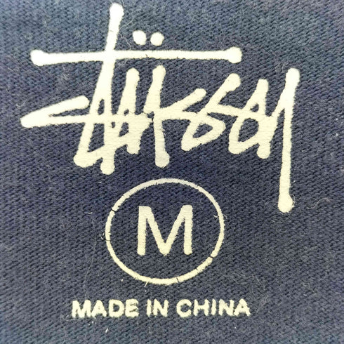 ステューシー Stussy ロゴ刺繍 クルーネック半袖カットソー メンズ M