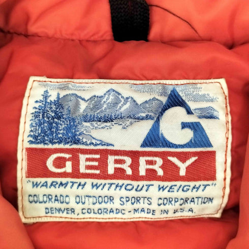 ジェリー GERRY 70s USA製 涙TALON ジェリー スロープコート ダウン ジャケット レディース