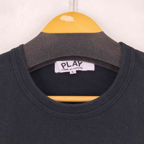 プレイコムデギャルソン PLAY COMME des GARCONS ブラックハートワッペン S/S Tシャツ レディース JPN:L