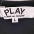 プレイコムデギャルソン PLAY COMME des GARCONS ブラックハートワッペン S/S Tシャツ レディース JPN:L