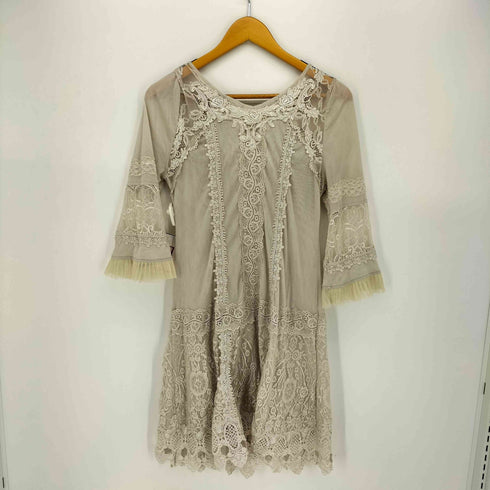 ROZEN KAVALIER Y2K レース メッシュ チュニックワンピース レディース
