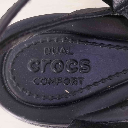 クロックス crocs COMFORT レイ アンクルストラップサンダル ラメ レディース w8