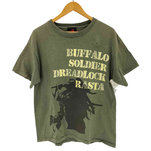 ザイオン ZION BUFFALO SOLDIER DREADLOCK RASTA アーティストプリントTシャツ メンズ JPN:M