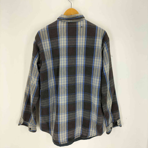 ファイブブラザー FIVE BROTHER 70-80s 裏地キルティング チェックフランネルシャツ メンズ import:L
