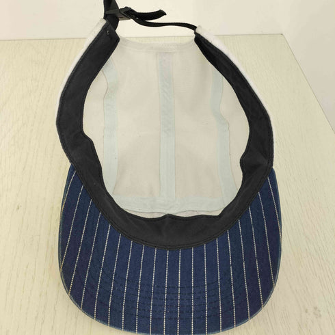 シュプリーム Supreme 12ss Canvas Stripe Camp Cap メンズ