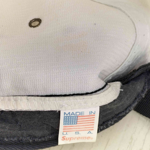 シュプリーム Supreme 12ss Canvas Stripe Camp Cap メンズ